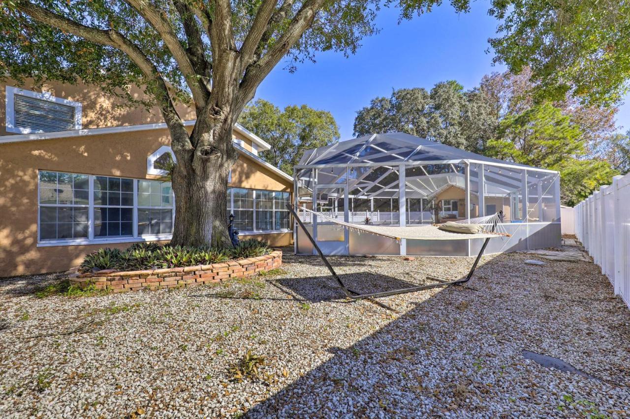 Cozy Home In Heart Of Tampa With Lanai And Pool! Exterior photo